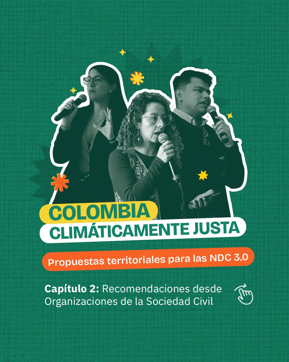 🌱 Más de 25 organizaciones unidas por exigir una #ColombiaClimáticamenteJusta 🇨🇴
Colectivos juveniles, comunidades étnicas, organizaciones ambientales y academia construimos recomendaciones territoriales para las NDC 3.0. 🧵👇
