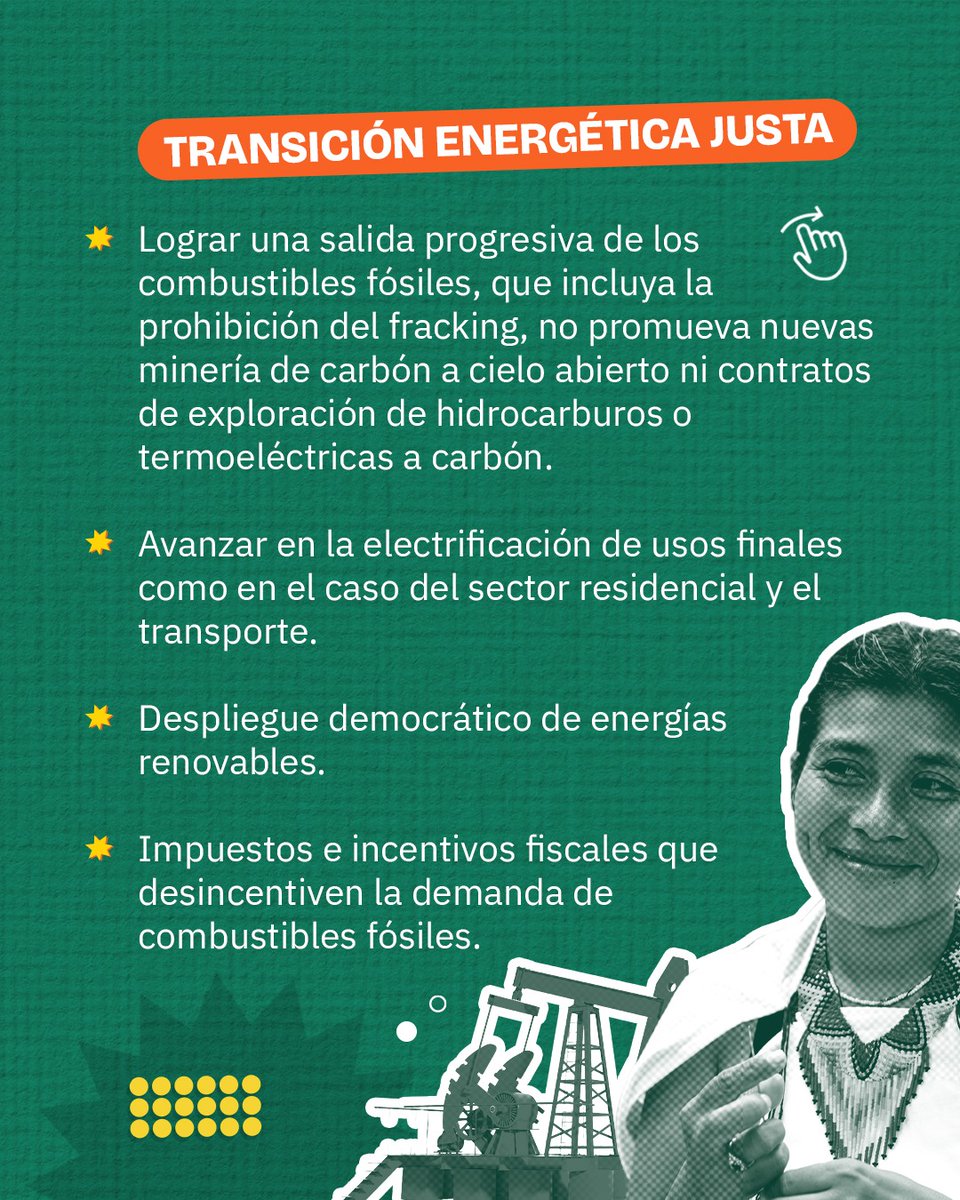 Estas recomendaciones se construyeron con más de 25 organizaciones incluyendo <a href="/CensatAguaViva/">Censat Agua Viva</a> <a href="/BoellColombia/">Fundación Böll</a> <a href="/ambienteysoc/">Ambiente y Sociedad 🌳</a> <a href="/TropenbosCol/">Tropenbos Colombia</a> y muchas más. 
La diversidad fortalece nuestras propuestas. 💪