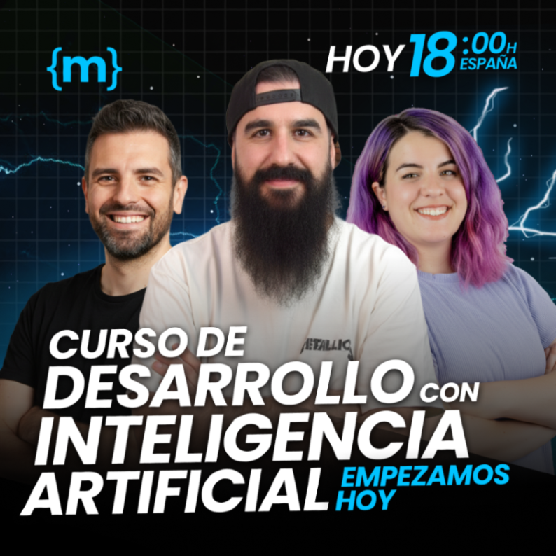 En 2 horas comenzamos la primera clase del "Curso de Desarrollo con IA"

Hoy aprenderás a:
Crear la base de conocimiento usando la IA
Dominar la ingeniería de prompts para devs
Convertir un boceto en una web lista para producción

Apúntate en mouredev.link/cursodesarroll…
