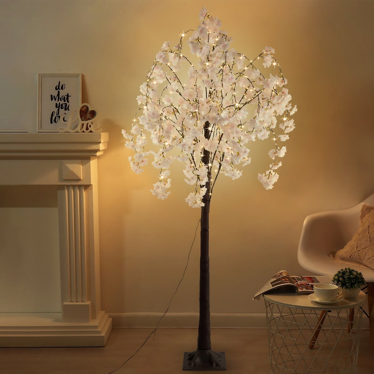 xentarhome's tweet image. Transform your space with our enchanting LED Cherry Blossom Tree (5.9ft) for just $79.90. Experience the soft pink glow vibes, no cap! 🌸✨ #HomeDecor #LEDTree #XENTAR xentar.com/products/encha…