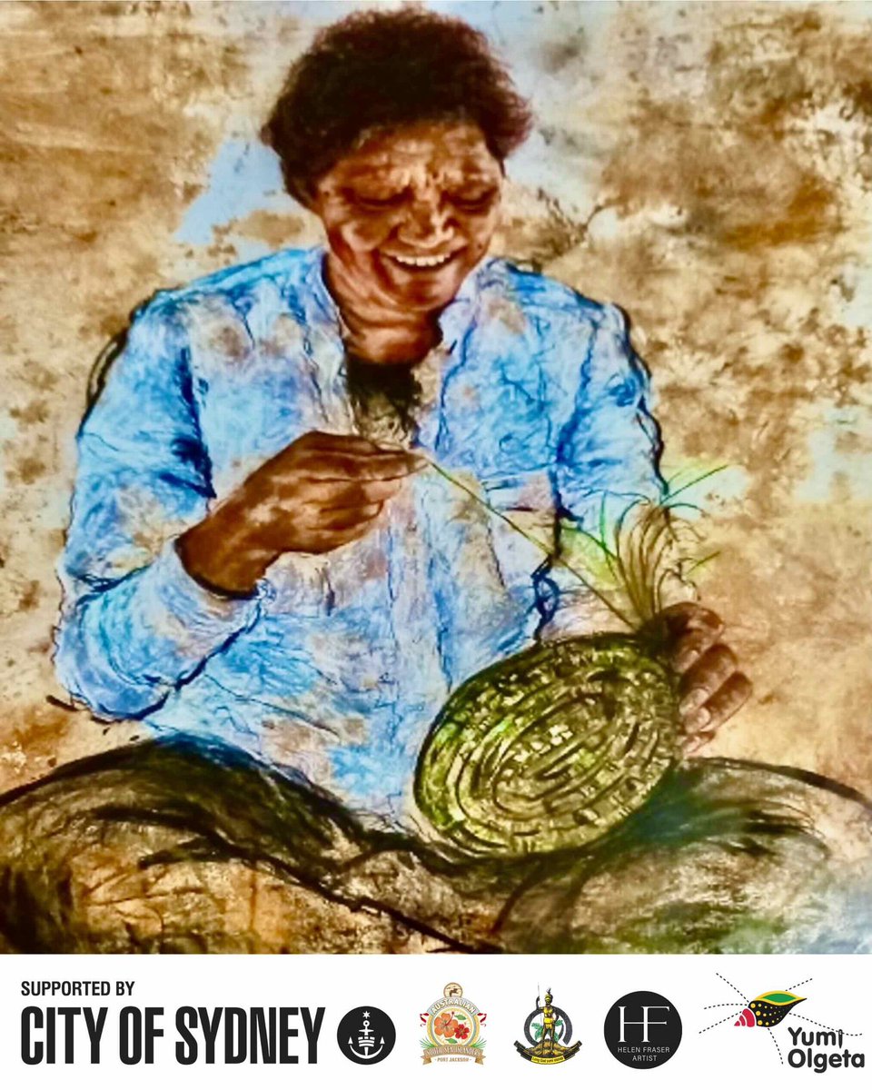 Yumi Olgeta community quilting project. Meet embroidery specialist Helen Fraser, First Nations kastom weaver Aunty Karleen Green. 
MUST REGISTER: 
Time: 3.30pm  
Date: Sunday 19th Oct. 2025 events.humanitix.com/join-the-yumi-…