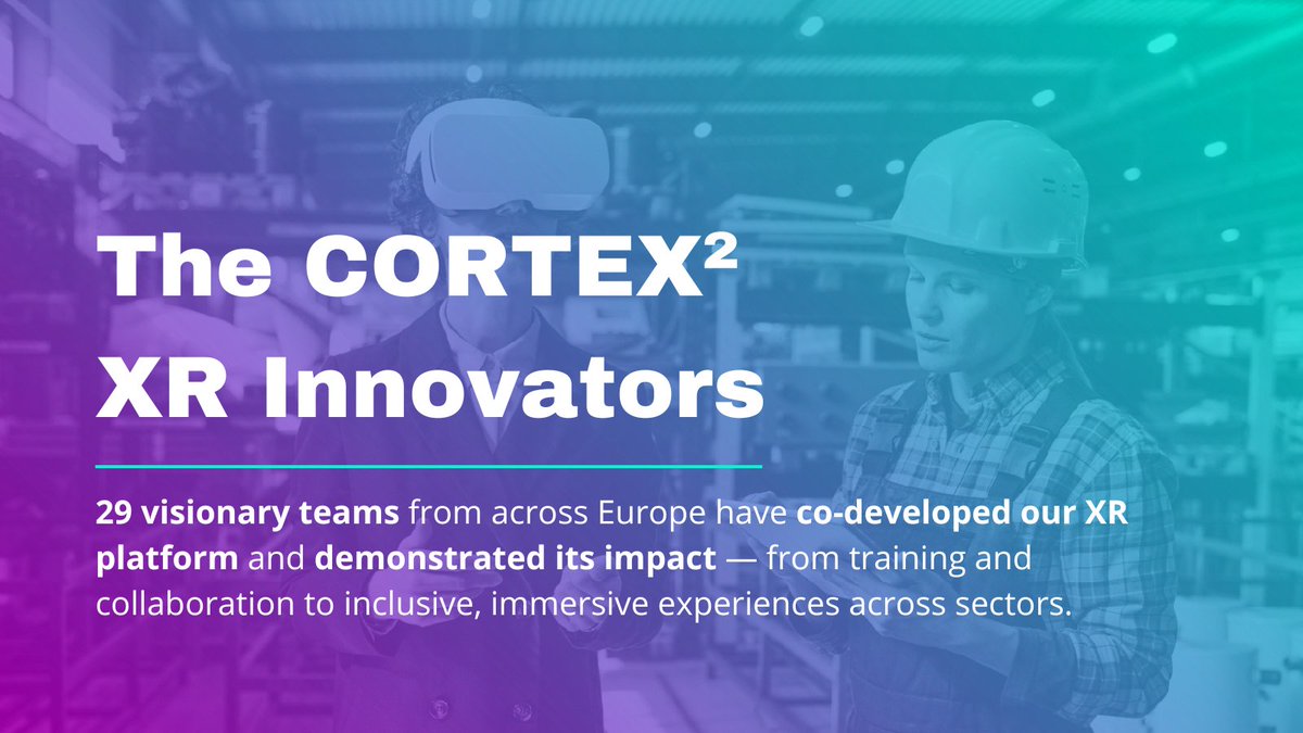 CORTEX2EU's tweet image. 🏆 Our Open Call winners have co-developed our XR platform and created solutions for real-world applications.

Explore their progress and results!

👉 #CORTEX2OpenCall1 winners: cortex2.eu/open-call-1-wi…

👉 #CORTEX2OpenCall2 winners: cortex2.eu/open-call-2-wi…