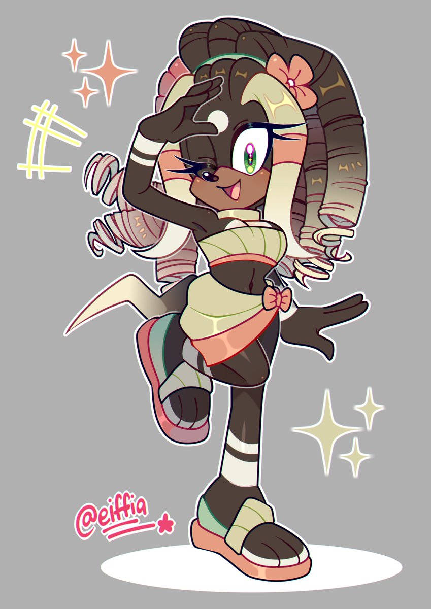 For <a href="/inezisaa/">isa</a> of their character Pina! ✨ She has such a fun design to her and I really enjoyed working on this one a lot! 🩷🩷

Thank you so much! 🙏✨