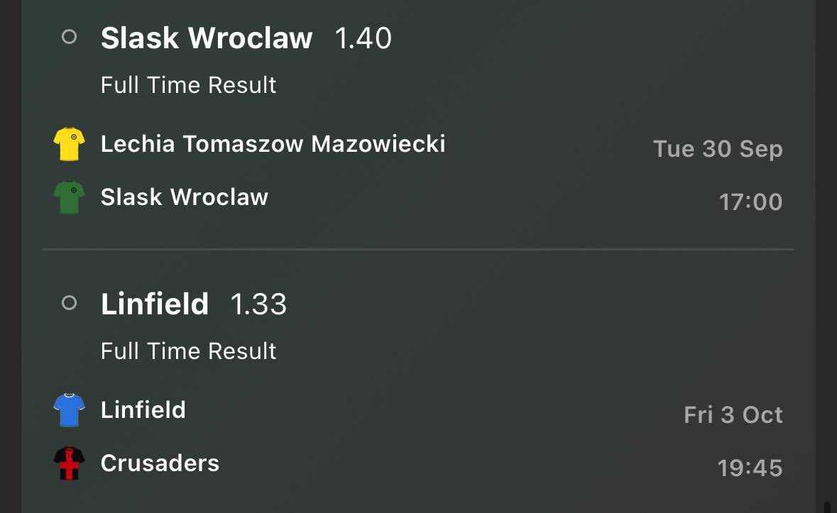 Daily double … 

Link: t.me/+yYq25C02KLJmN…

#Bet #Betting #Tips #Football #ACCA #Accumulator #bettingtips #gamblingx #Sportsbetting