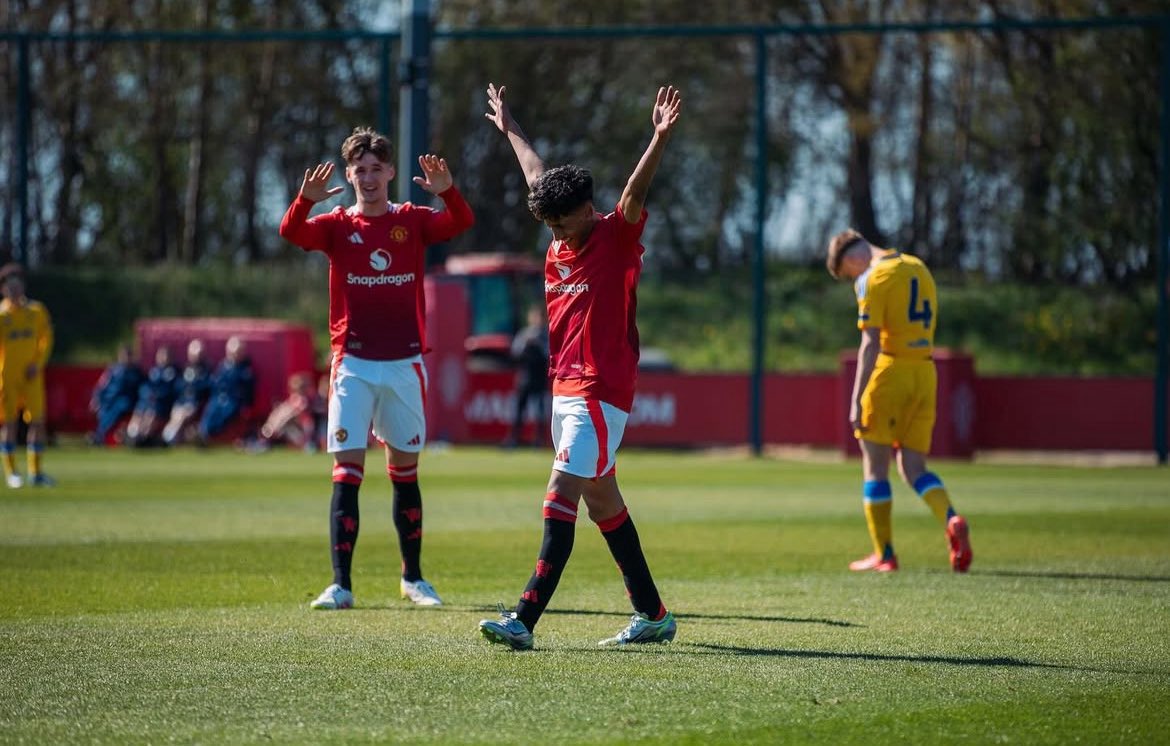 14-year-old JJ Gabriel is the second top goalscorer in the U18 Premier League so far this season, scoring more than twice as many goals as any of his teammates. 

Sky is the limit. 🌌
