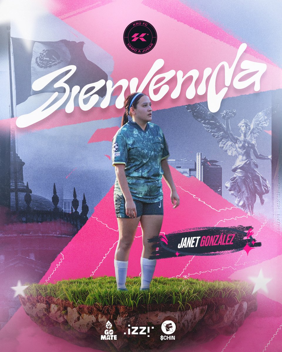 ¡DALE QUE TODAVÍA QUEDAN MÁS ANUNCIOS! 📣

El equipo para <a href="/queensleagueam_/">Queens League Oysho Americas</a> sigue tomando forma y es momento de darle la bienvenida a ellas a KRÜ FC. 

🇲🇽 Jannet Jimenez 
🇲🇽 Leslie García 
🇲🇽 Yuriko Castillo 
🇲🇽 Janet Gonzalez 

#VamoAJugar 🤟🏻 #QueensLeague