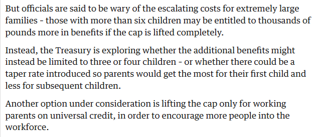 Jamie_D_T's tweet photo. If this instead creates a 3-child limit, or punishes children of out-of-work parents, then it's a disgraceful missed opportunity. 

Not surprised they didn't announce it at conference if this is what they have in mind. Labour values of reluctance, timidity, and compromise? https://t.co/N5f6DblwAx