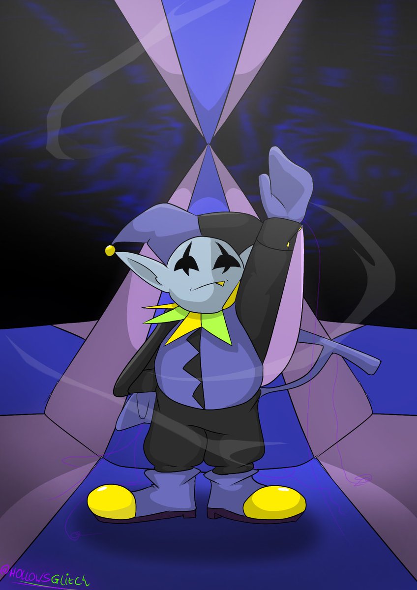 HollowsGlitch's tweet photo. “When the strings are cut, the games end…”
(First one is with wind and the other is without because I couldn’t decide which looks better)
#Jevil #deltarune #deltaruneart #chaos #theworldrevolving #theworldkeepsspinning #chaos #fanart #art https://t.co/4zPf6eqFHU