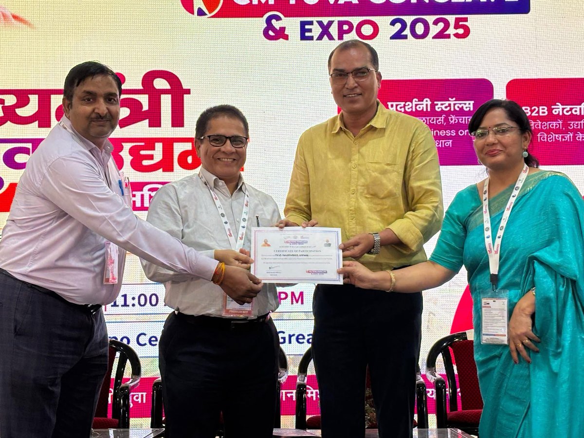 Rajesh Mishra (@rkmishra011) on Twitter photo Thank you <a href="/cm_yuva/">मुख्यमंत्री युवा उद्यमी विकास अभियान</a> team to honour <a href="/CSCegov_/">CSCeGov</a> <a href="/CSCUttarPradesh/">CSC Uttar Pradesh</a> Thank you <a href="/cm_yuva/">मुख्यमंत्री युवा उद्यमी विकास अभियान</a> team to honour <a href="/CSCegov_/">CSCeGov</a> <a href="/CSCUttarPradesh/">CSC Uttar Pradesh</a>