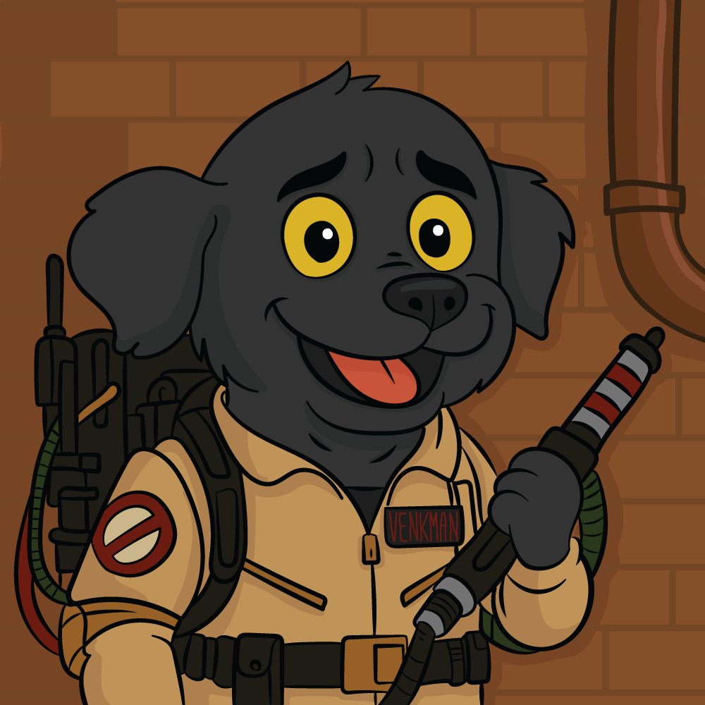 Paw_Labs_'s tweet photo. GM☀️ #NFTCommunity
Details:
Age: Ghost-busting guardian
 Color: Golden glow, goofy sparkle
 Temperament: Loyal, brave, curious (comic relief)
 Edition: 1/1 NFT
Add supernatural charm to your digital family — a Labrador sniffing out adventure (and trouble) with a wagging tail👻 https://t.co/j0y3qmZJ8q