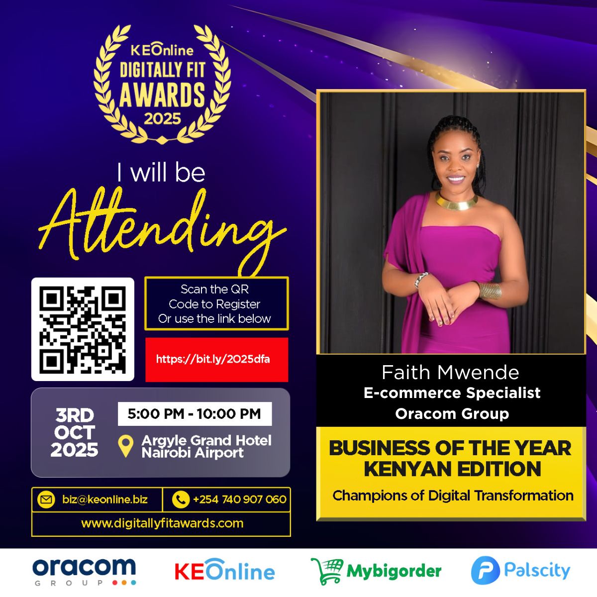 OraDMT_'s tweet photo. Connecting. Celebrating. Growing. That’s what the #DigitallyFitAwards are all about. Be there  https://t.co/ABOXTGDrsj

#ManifestoYetu #LingOrm #HowToRegisterSHA https://t.co/WfcIhPA7Gc