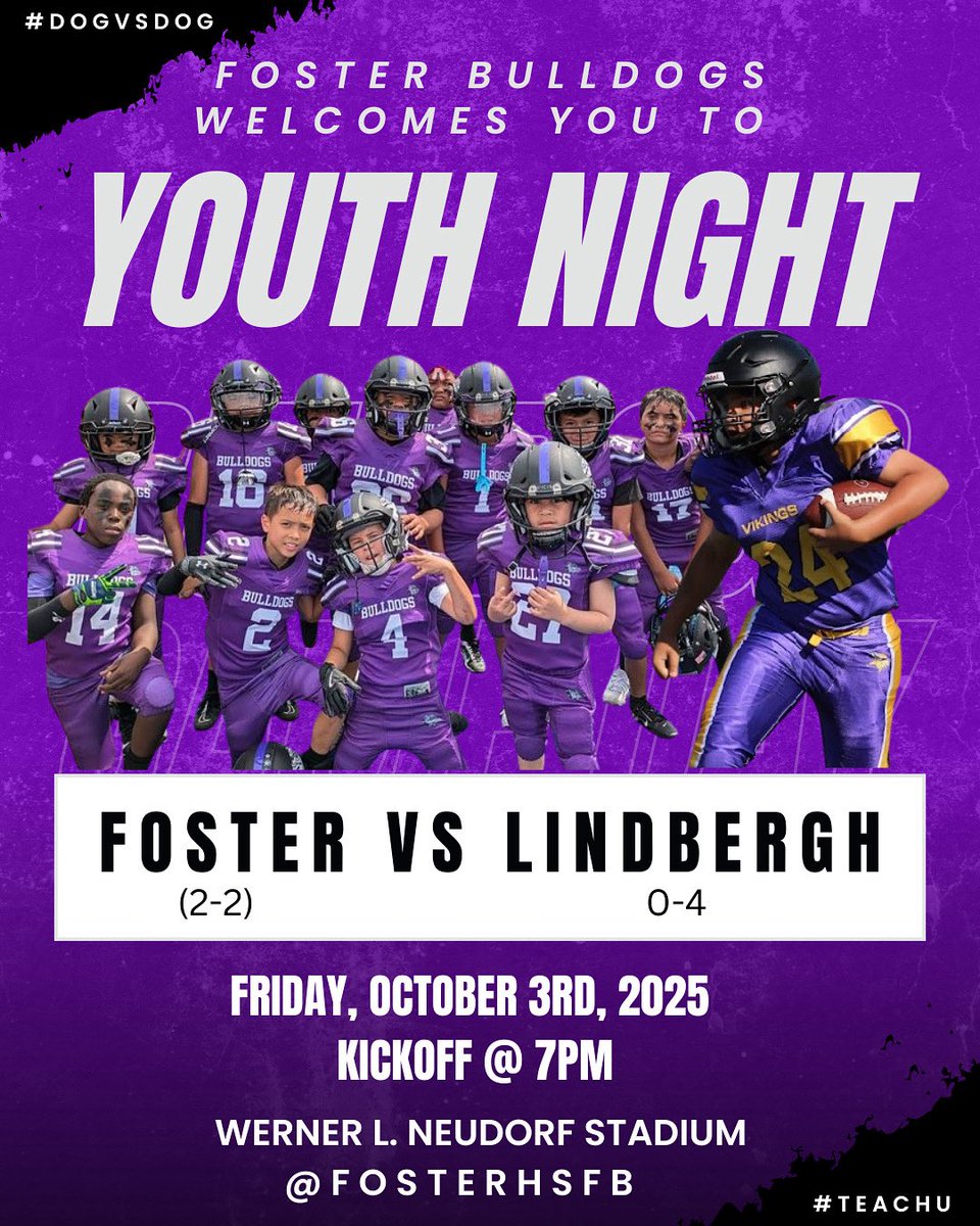 Week #5 - Come out and celebrate our Tukwila Youth Athletes for Youth Night!!! Youth athletes please be sure to show your team spirit by wearing your team jersey/uniform!!! @fosterjrbulldogs @showaltermsathletics @fosterhsathletics