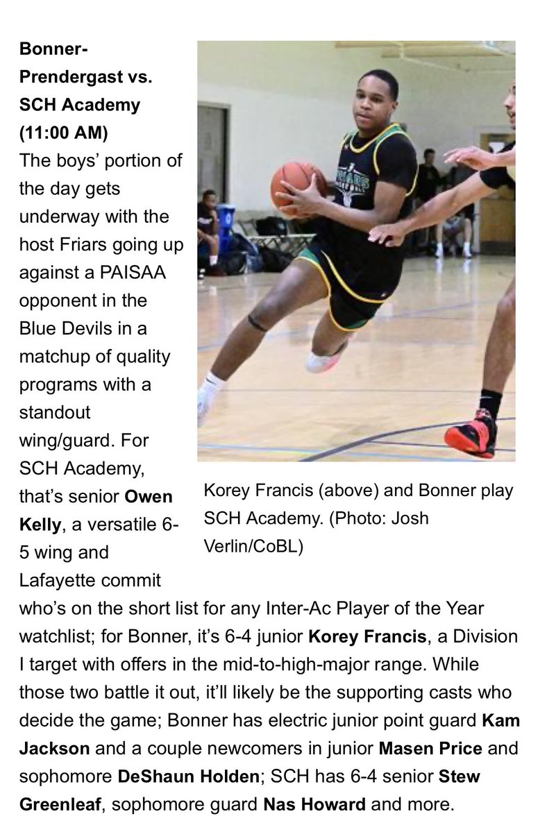 bpfriarshoops's tweet image. Saturday (October 4th)
📍BonnerPrendie HS
cityofbasketballlove.com/news_article/s…

Great Preview done by Josh Verlin &amp;amp; his COBL Team preparing for The 33rd Annual Billy Lake ALS Basketball Marathon hosted by BonnerPrendie HS 🔰✅