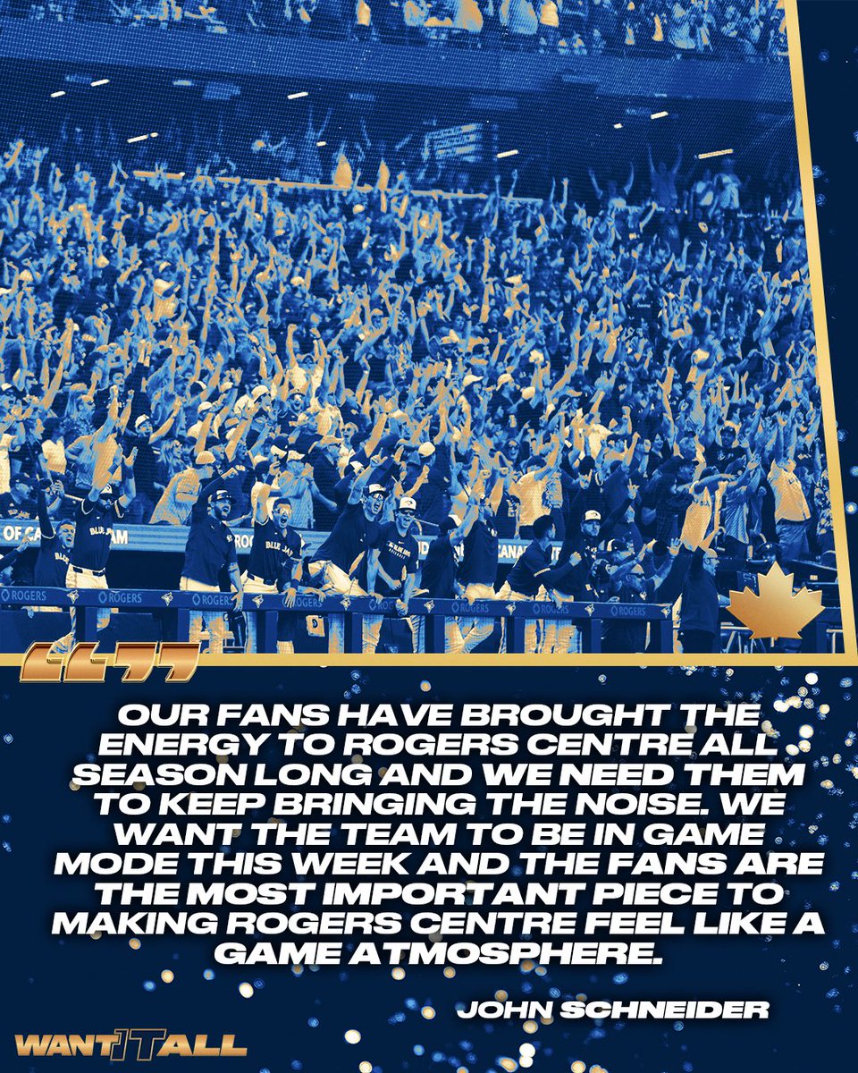 We need YOUR help preparing for the Postseason! 

Join us for Intrasquad Games tomorrow and Thursday at Rogers Centre, with net proceeds benefitting <a href="/JaysCare/">Jays Care Foundation</a>. 

INFO + TICKETS: bluejays.com/intrasquad