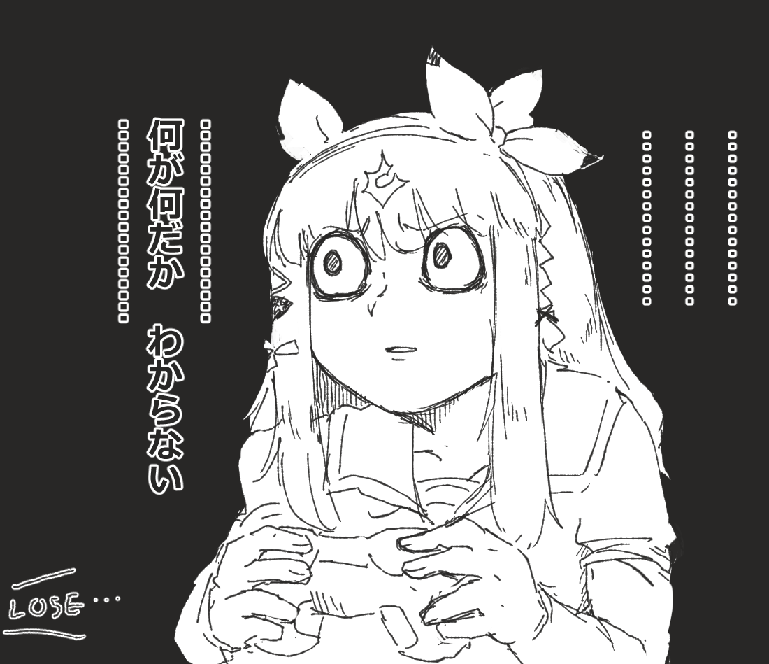 #今月描いた絵を晒そう
#ウマ娘 
本体の健康管理に気を使った月だったぜ… 