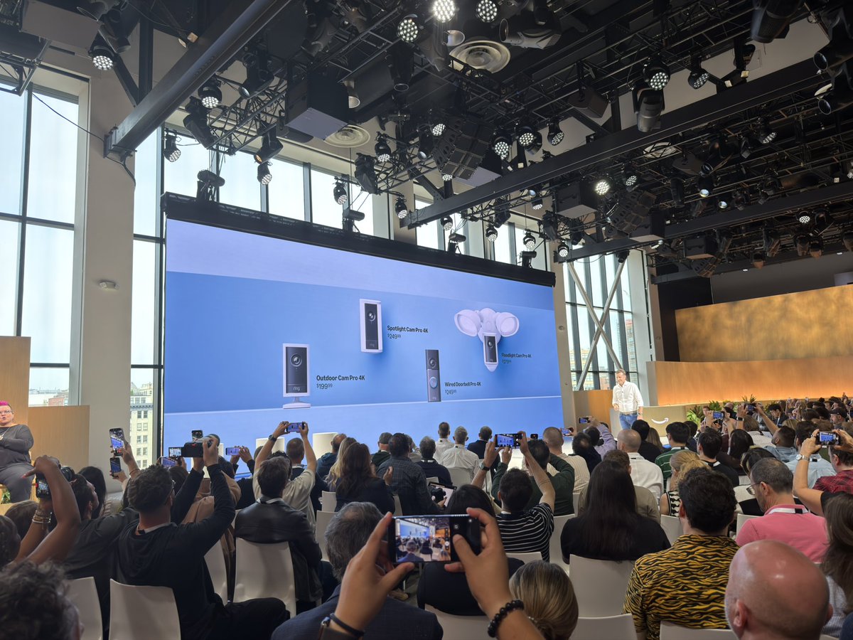mattswider's tweet image. Amazon announced new Ring Video Cameras and Video Doorbell Cameras.