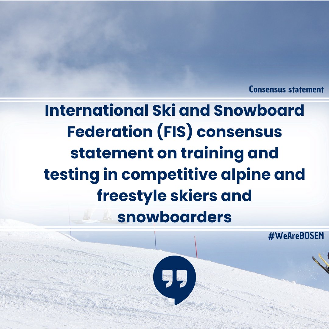 BMJOpenSEM's tweet photo. π¨NEW #ConsensusStatement by SpΓΆrri et al!
β·οΈπ Training & Testing in Competitive Snow Sports
How can athletes in alpine skiing, freestyle skiing, and snowboarding best prepare for performance, resilience, and injury prevention?
π This consensus statement, commissioned by the International Ski and Snowboard Federation (FIS) sets out international recommendations for training & testing (T&T) in competitive snow sports.
Who was involved?
π₯ Experts included researchers, coaches, physiotherapists, physicians, officials & former elite athletes
π₯ Panel diversity by discipline and expertise β but limited gender and geographical balance (65% Europe, 20% North America, underrepresentation from Asia and Global South)
π― Why it matters: Currently, there is little evidence and no harmonised approach to athlete testing and preparation in snow sports.
This consensus provides:
βοΈ Guidance for physical & psychological T&T
βοΈ Tools for National Ski & Snowboard Associations
βοΈ Support for athletes, coaches & medical staff at elite levels
OA ARTICLE β‘οΈ https://t.co/66ClHnUXkt
@oriolbonellm @VGouttebarge @evertverhagen
#SnowSports #Skiing #Snowboarding
#UnderTheSpotlight
#WeAreBOSEM