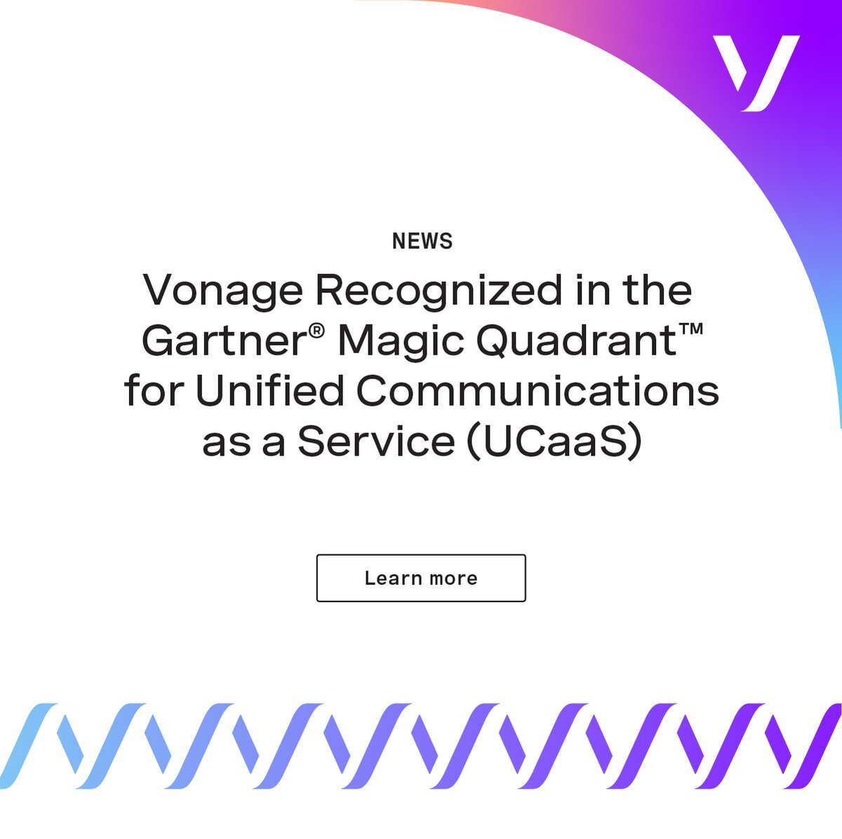Vonage's tweet image. Vonage helps enterprises across industries boost productivity, simplify collaboration and enhance business and customer communications globally with intelligent, AI-powered UCaaS solutions.
bit.ly/4gPeRJM
