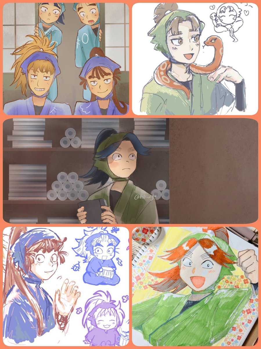 #今月描いた絵を晒そう
沢山描けた😭😭もっと増やせるように頑張る