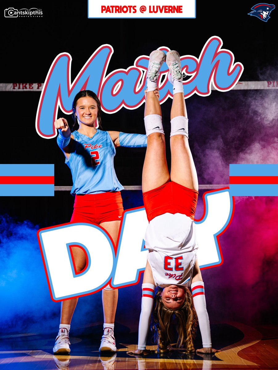 🔥🏐 IT’S MATCH DAY! 🏐🔥

#PikeLib travels to #CrenshawCo later today for a full slate of matches against Luverne. The action begins with a Junior High match at 4:00 which will be followed by a JV match. Today’s action concludes with an important area, varsity match. #GoPike