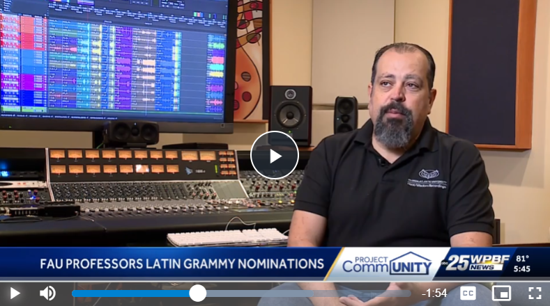 Check out <a href="/WPBF25News/">WPBF 25 News</a>' interview with Professor Alejandro Sanchez-Samper on Milonguín by the Giovanni Parra Quinteto—produced at FAU through Hoot/Wisdom Recordings and nominated for a Latin Grammy in the Best Tango category.
🔗wpbf.com/article/hispan…