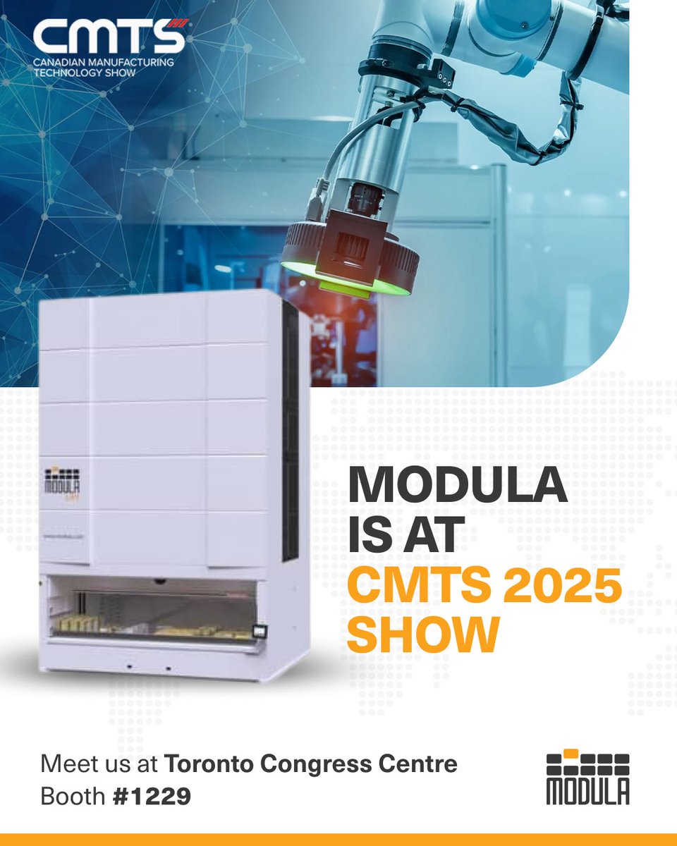 ModulaUS's tweet image. Modula Lift Double Bay is on display at Toronto Congress Center! We are waiting for you at #CMTS Show 2025.
📍 Booth #1229.
See you there.
#ModulaUSA #ThinkVertical #CMTS #CMTS2025 #engineering #toronto