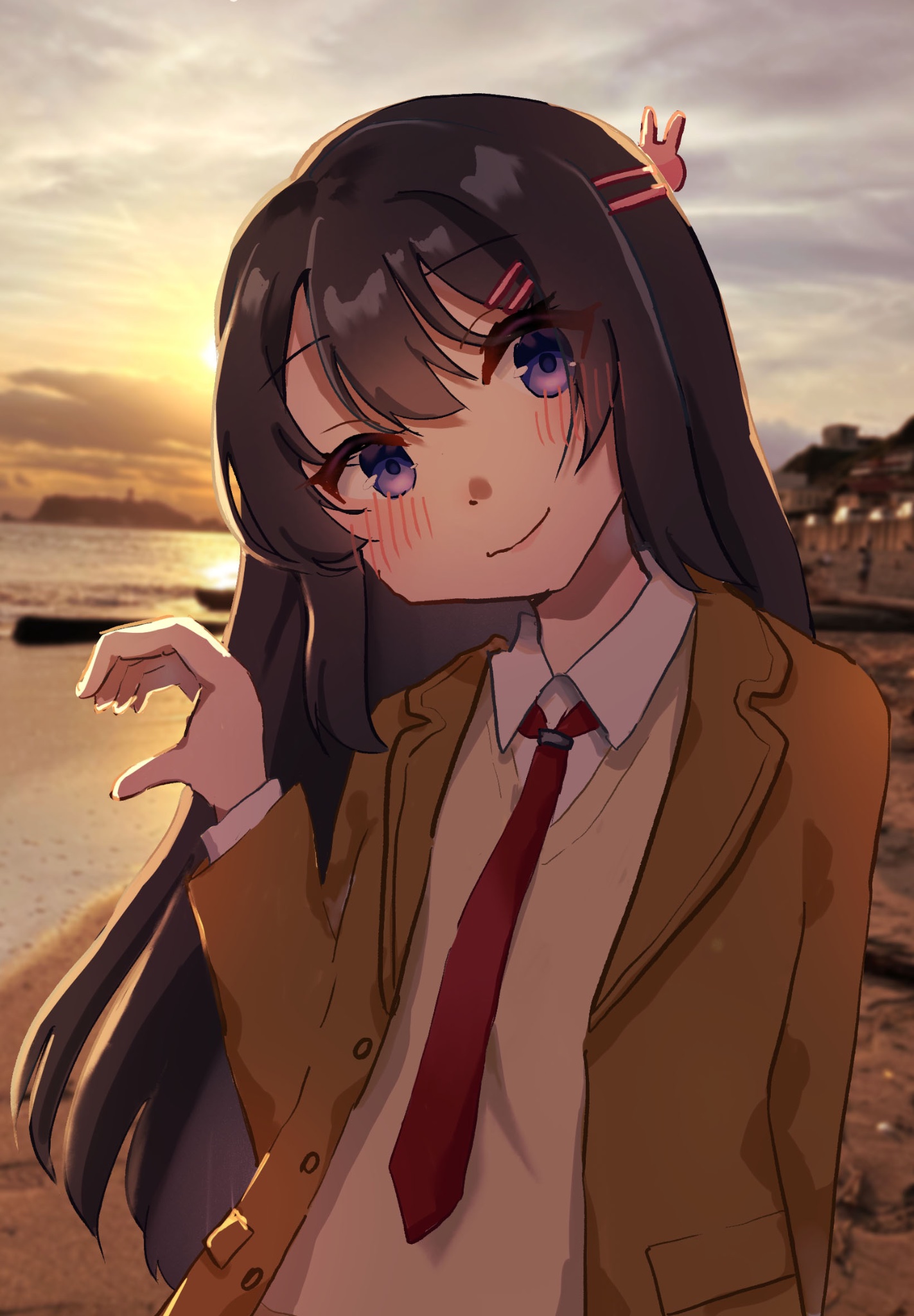 ぷうあさま専用（原画）桜舞う海の色 ほか　8点おまとめ ぷうあさま専用（原画）桜舞う海の色 ほか 8点おまとめ 絵画