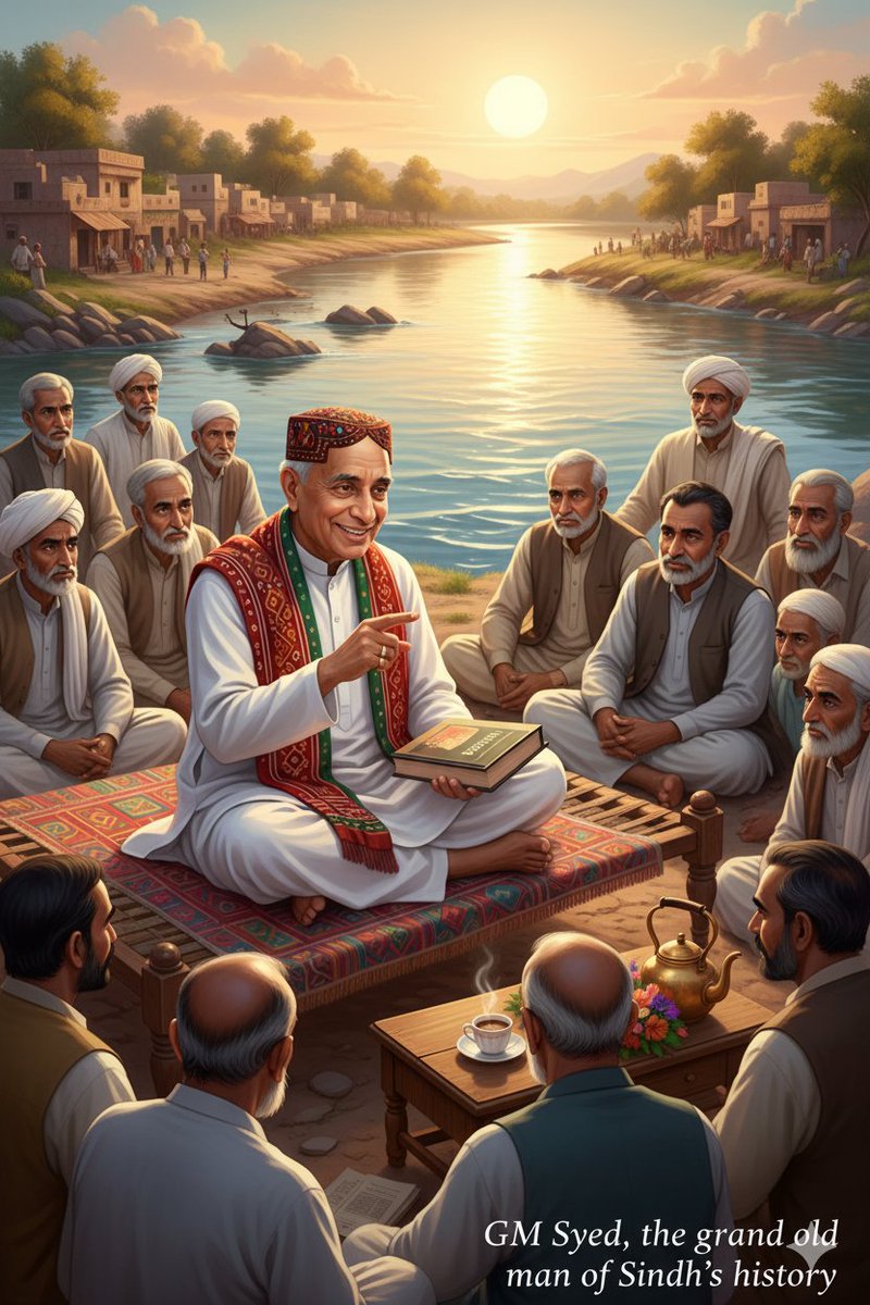 سيد &amp; سنڌُ ڪَنڌُ گهرن ٿا ﻗﻮﻡ کان
آهي ڪو ارجمند، جيڪو ماءُ &amp; رهبر کي مڃي 🤞