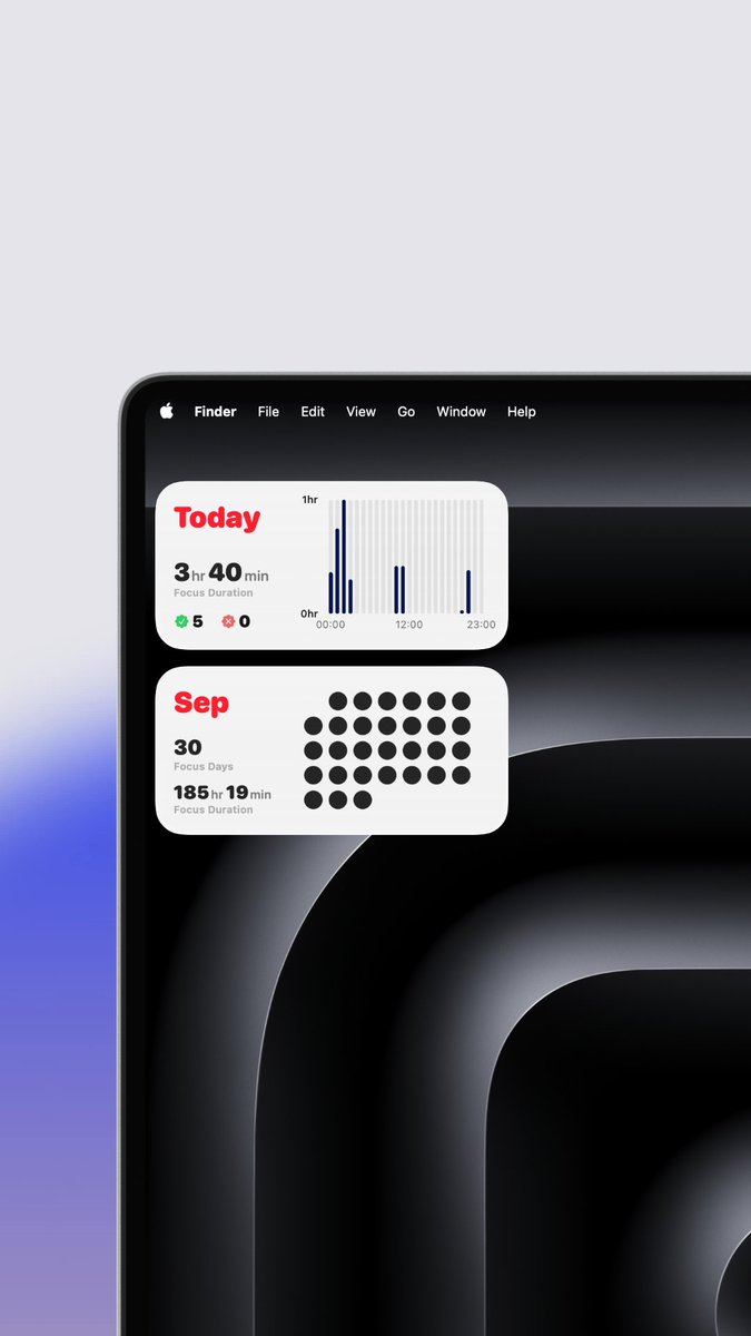 NiuByte's tweet image. Totally in pre-holiday-shutdown mode. 🥱
Glanced at my focus app and... wow. A complete 30-day streak for September.
Guess I wasn&apos;t slacking as much as I thought. A nice little win before the break. ✨
#worklife #productivity #focus #smallwins