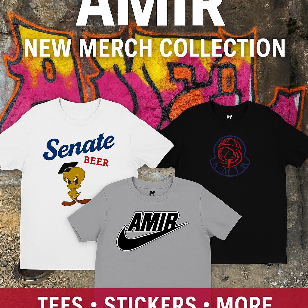 AmericanAmir has landed on Sticker Mule — shop my curated line of shirts, stickers, keychains, and more.

Every piece is designed to spark creativity, confidence, and growth.

#AmericanAmir #ArtistLife #MotivationWear #StickerMule #MerchDrop #WearYourWhy