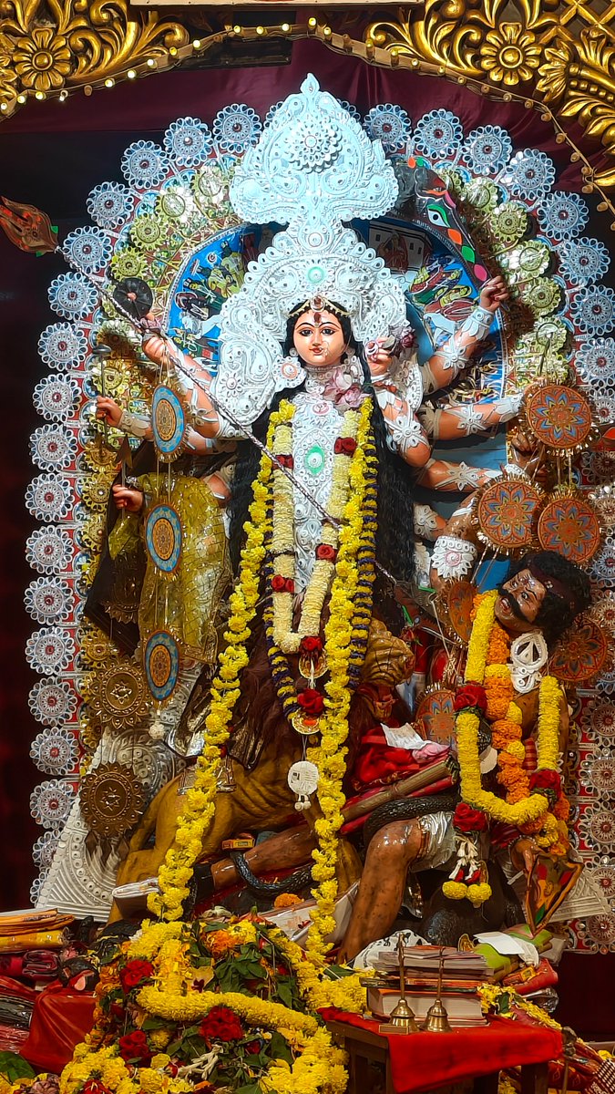 adarshahgd's tweet image. Bengali community Durga Mata Pandal in Mangaluru 🙏
#navaratrivibes