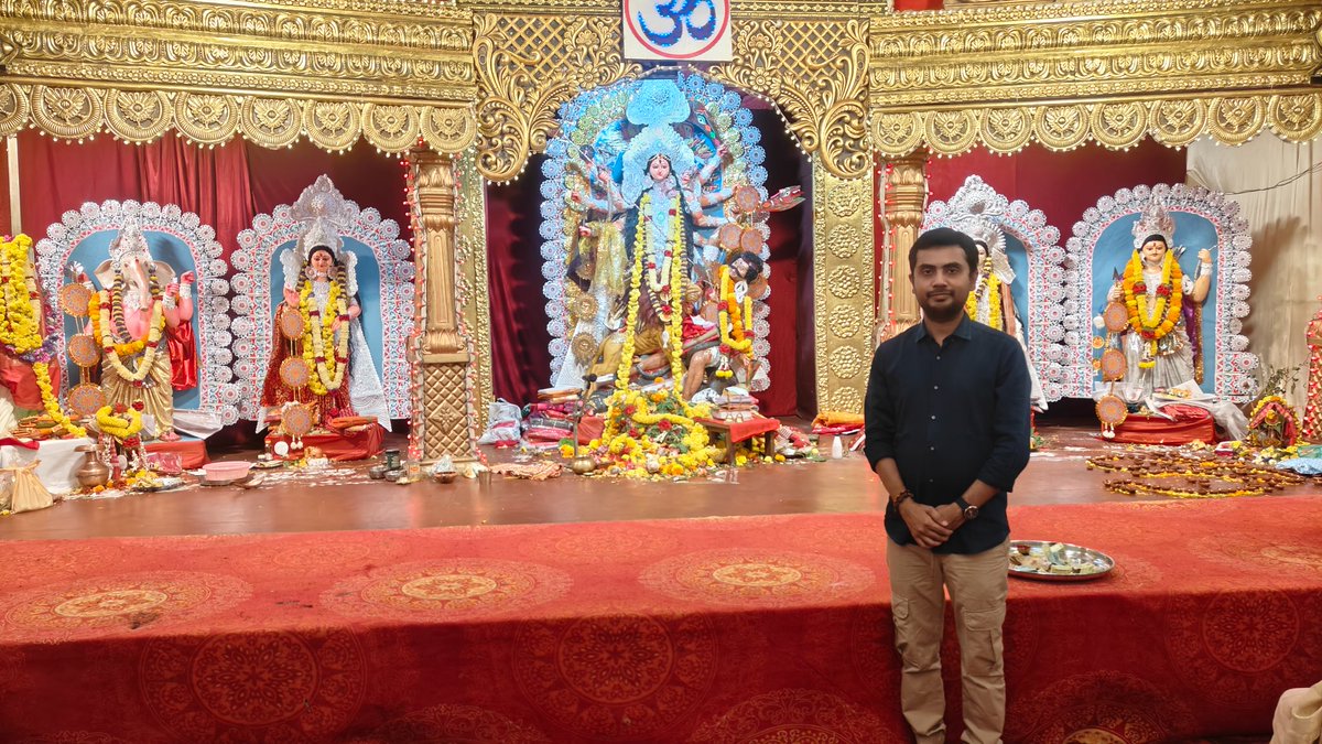 adarshahgd's tweet image. Bengali community Durga Mata Pandal in Mangaluru 🙏
#navaratrivibes