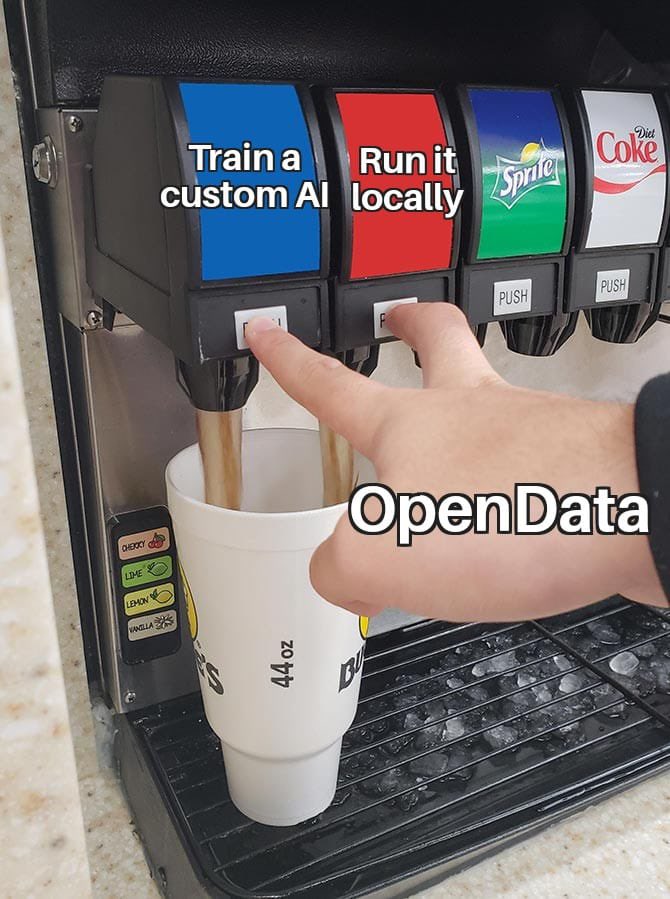 open_data_'s tweet photo. 😎 No more monthly subscriptions. No more waiting for API responses. No more sending your data to #BigTech servers.

Just your #AI, your #data, your device.
This is what #DigitalFreedom feels like 🔥

https://t.co/u6IfUyh3r7

#LocalAI #AIIndependence #PersonalAI #AItraining #SLM https://t.co/CRrMPgiRcO