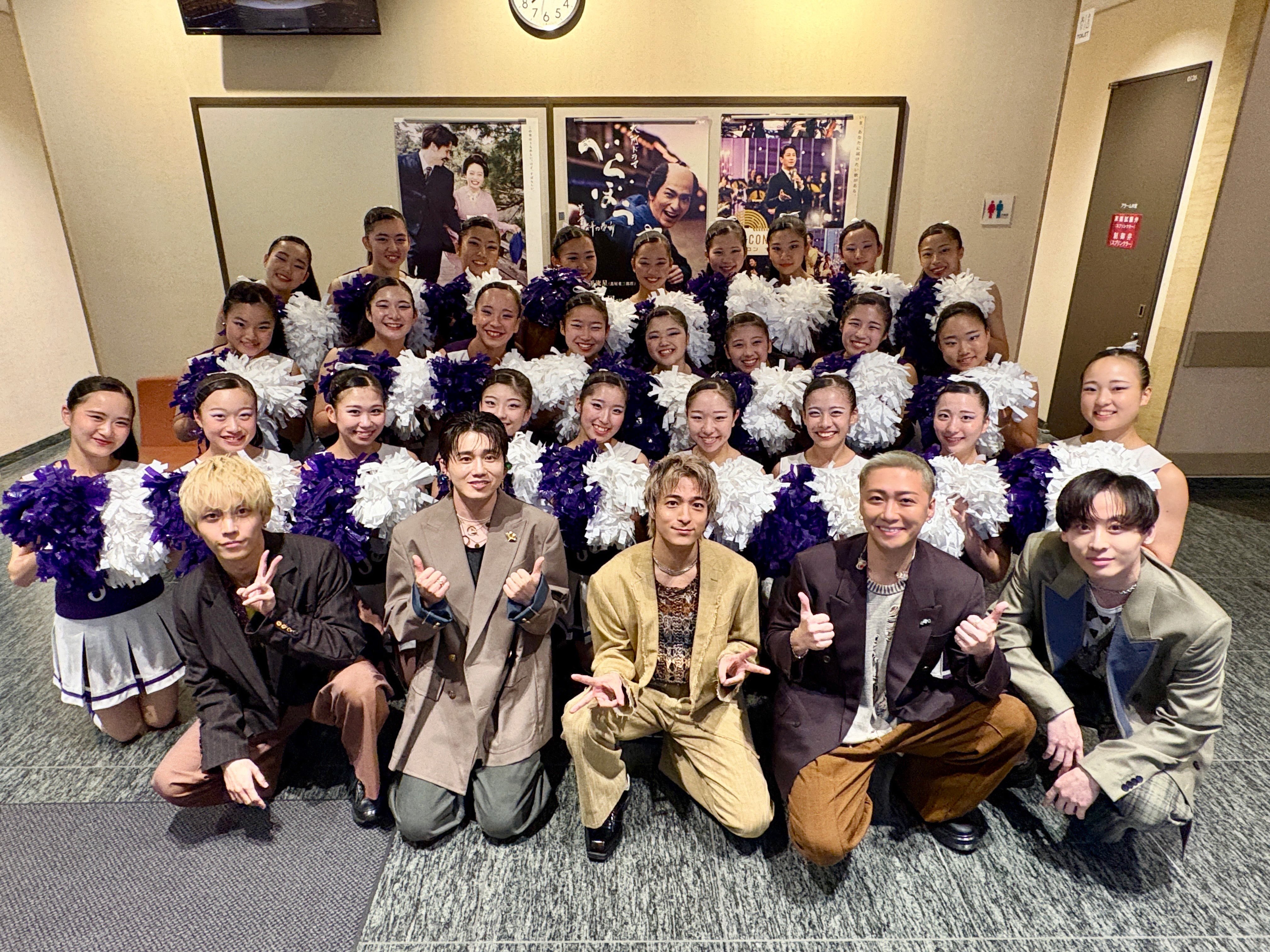 Da-iCE よく見てコメントしてね Da-iCE・工藤大輝、櫻井優衣＆鎮⻄寿々歌につられ一緒にジャンプ