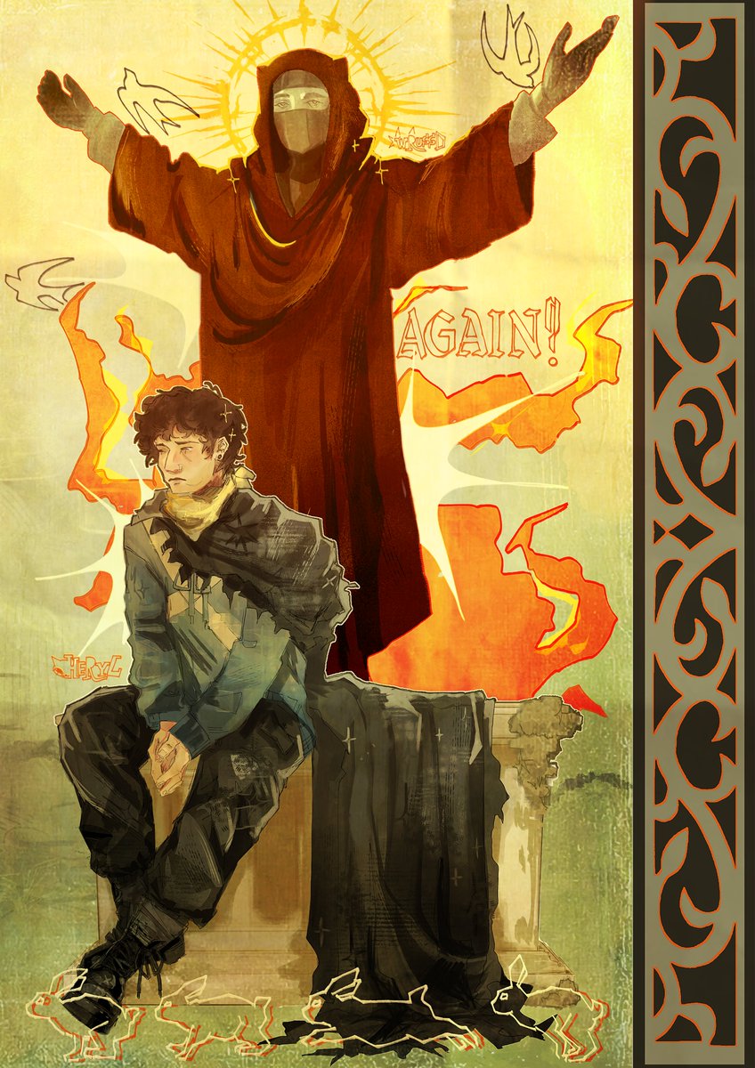 Can you find me? 
Torchbearer - me
Clancy - <a href="/wrussd/">3:</a> 
[#twentyonepilots #cliqueart ]