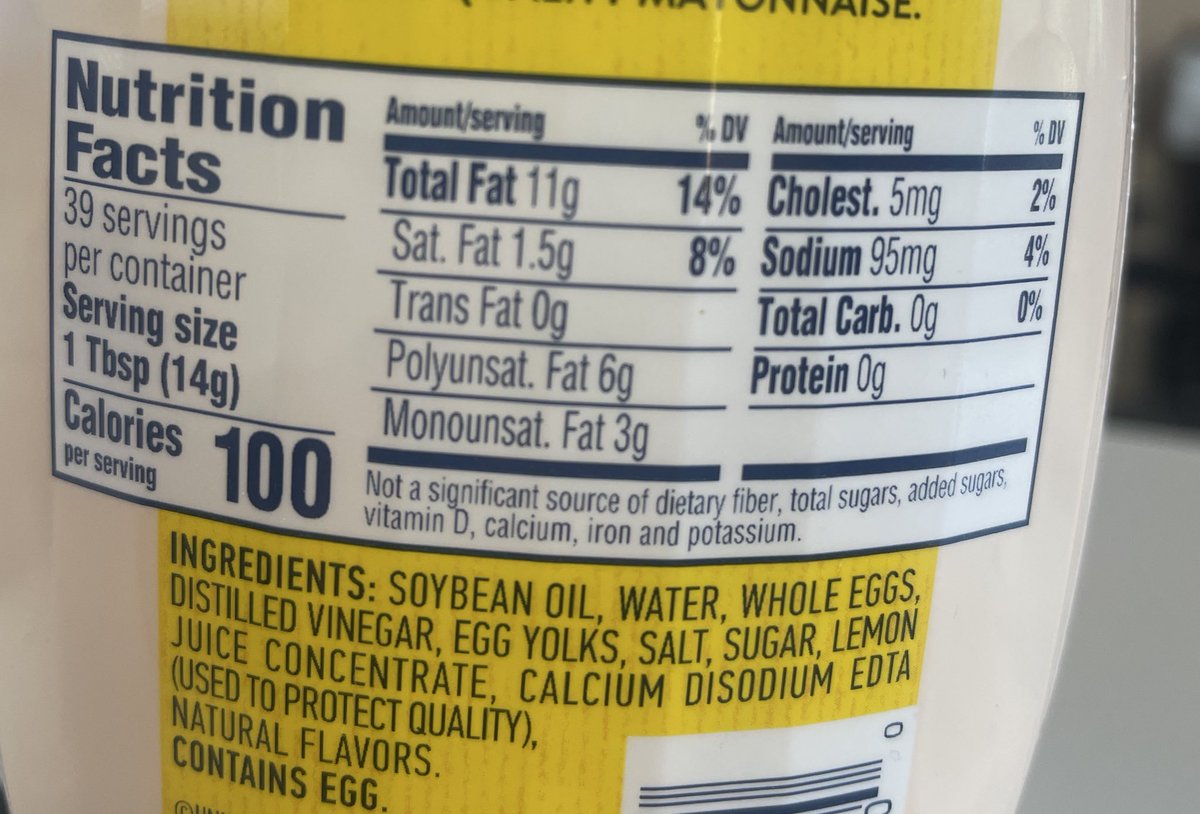 MaybeItsTyler's tweet image. Mayonnaise made* with Eggs yet has not protein. We need answers big Mayo @DukesMayonnaise