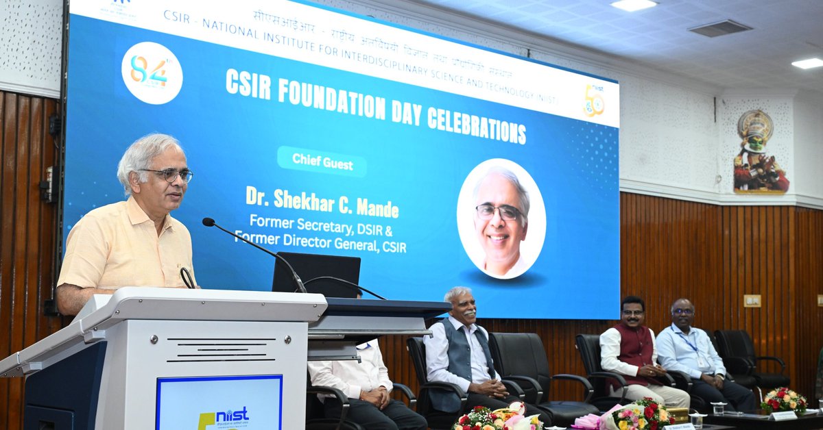 csir_niist's tweet photo. 4/5 #84YearsofCSIR @CSIR_IND @DrJitendraSingh @shekhar_mande https://t.co/cb8bVEkm85