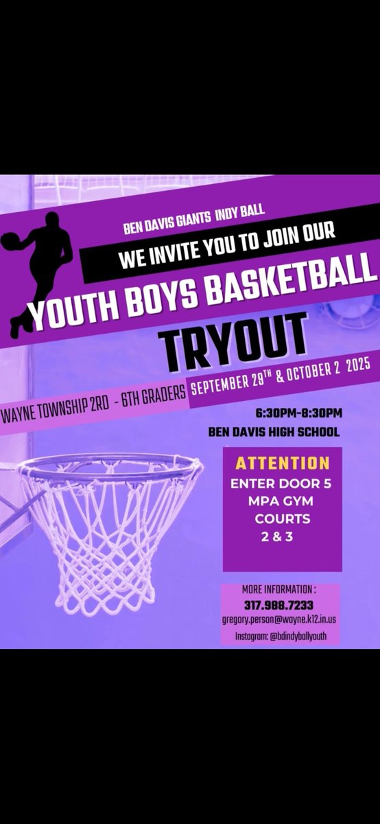 <a href="/dmurff5/">Dr. Dennisha Murff</a> <a href="/WayneTwpSuper/">Dr. Jeff Butts</a> <a href="/HarrisLeads/">Dr. Denita Harris</a> We are missing a lot of players 😢 Please let our elementary schools know 2nd thru 6th grade. Final day of tryouts is October 2nd