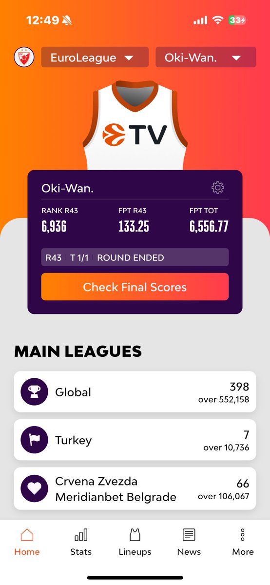 EuroLeague Fantasy'de geçen sezon TR 7 bitmişti. Bu sezon hedef TR 1 💪🏼

Mackolik Televizyon Molası Ligi'ne bekleriz! <a href="/BugraBalaban_/">Buğra Balaban</a> <a href="/anilevicius/">Anıl S. Uysal</a> 

Lig Kodu: 107741-6CJDP