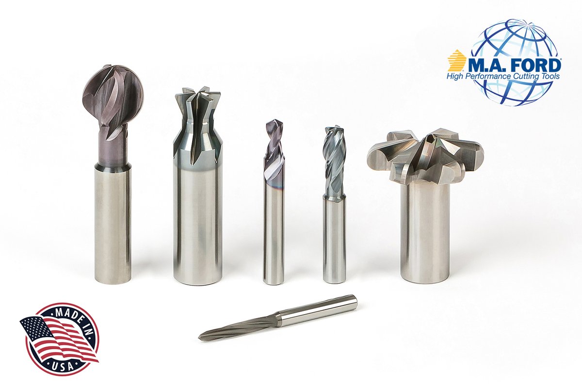 MAFordMfg's tweet photo. Custom tools for unique manufacturing challenges.
Whether you need to improve productivity, reduce cost per part or simplify the machining process, our Custom Tools Division can help meet your specific manufacturing challenges efficiently and effectively. https://t.co/1KxPb6vOLH https://t.co/j6dnJFeXzC