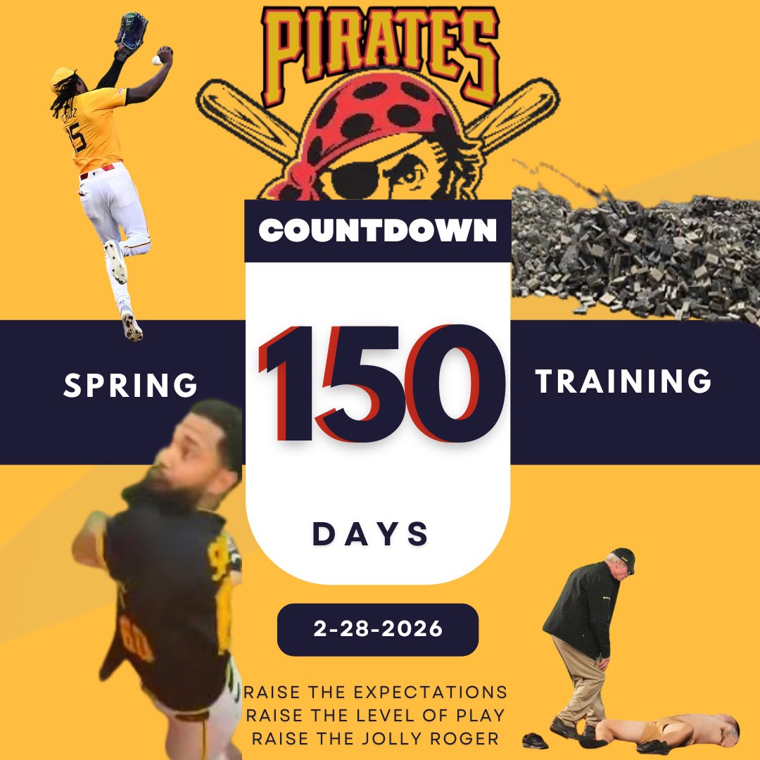 SkenesDay's tweet image. I call this the 2025 Memories edition of the 1st spring training game countdown.
Featuring Fan Wall Fall , Bucco Bricks, Santana jumping Fan Slap & of course ONeill Cruz Wiley Coyote wall slam
#pirates #springtraining #countdown
@BuccoBantr @bridge2buctober @NorthShoreNine