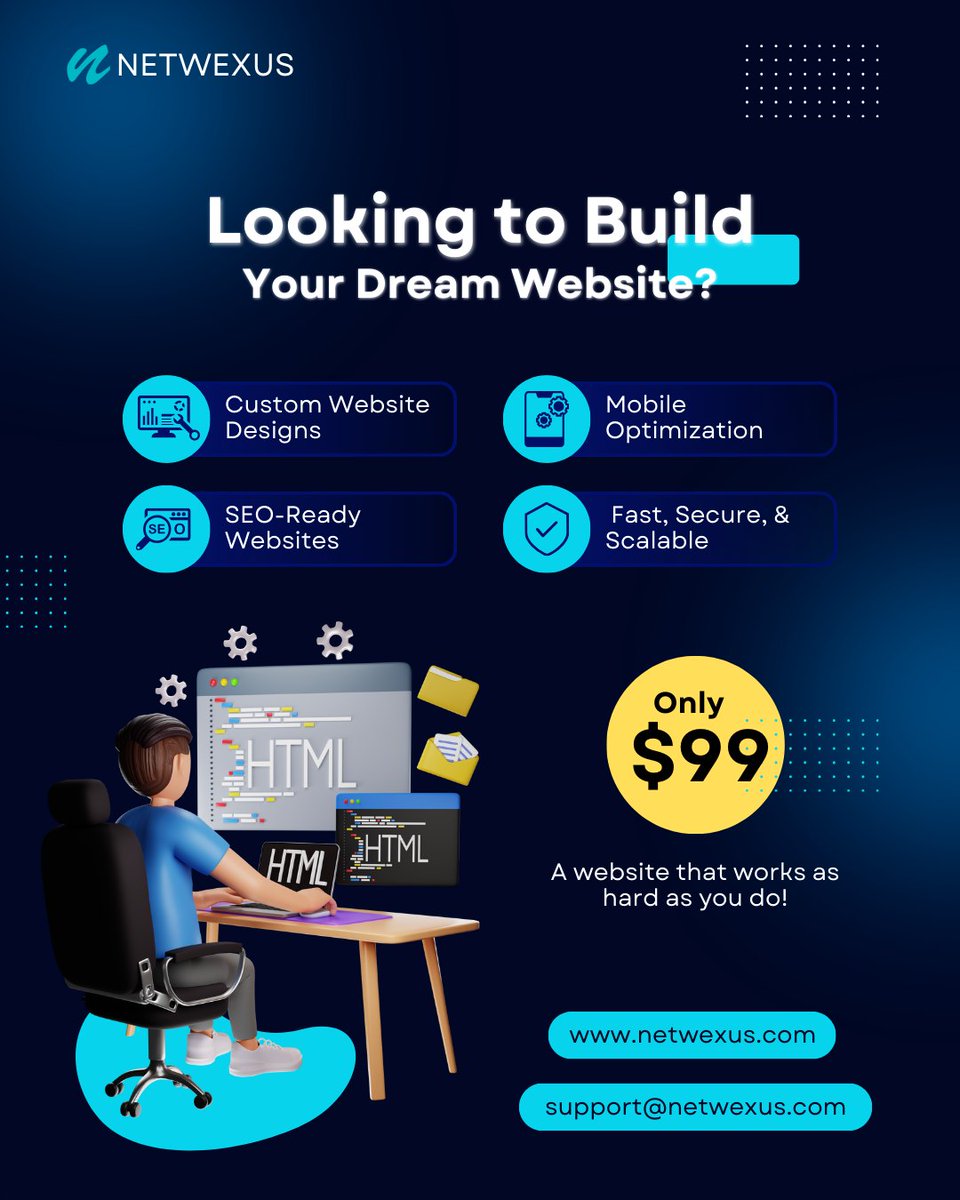 netwexus's tweet image. 🚀 Transform Your Online Presence with Netwexus! 🚀

👉short-url.org/1gpCl

#WebsiteDesign #WebDevelopment #SmallBusinessWebsite #AffordableWebDesign #Netwexus #EdisonNJ #SEO #MobileResponsive #CustomWebDesign #SmallBusinessUSA #StartupWebsite #WebDesignUSA #LocalBusiness