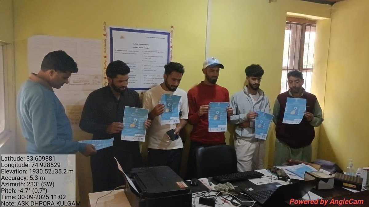 Day-13 Digital literacy Seva Parv at Kulgam ⁦<a href="/OfficeOfLGJandK/">Office of LG J&K</a>⁩ ⁦<a href="/Divcomjammu/">Divisional Commissioner Jammu</a>⁩ ⁦<a href="/DivComKash/">Divisional Commissioner Kashmir</a>⁩ ⁦<a href="/dmjammuofficial/">District Magistrate, Jammu</a>⁩ ⁦<a href="/dr_piyushsingla/">Dr. Piyush Singla</a>⁩ ⁦<a href="/diprjk/">Information & PR, J&K</a>⁩ ⁦<a href="/CSCJK/">CSC J&K</a>⁩