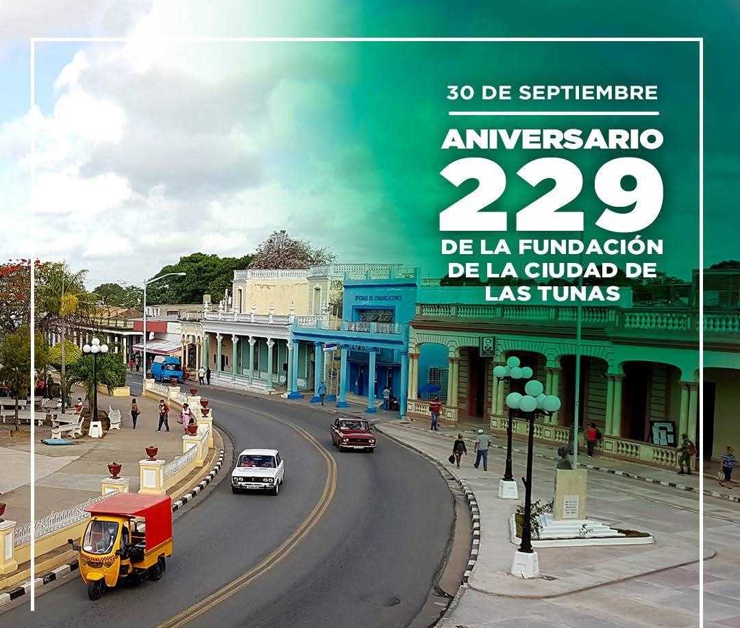 Celebramos con júbilo un nuevo aniversario de fundación de la ciudad de #LasTunas.
Hoy la tierra del Cucalambé está de fiesta.
<a href="/LorenzoOsbel/">Osbel Lorenzo</a> 
<a href="/YelenysLasTunas/">Yelenys Tornet Menéndez</a>
#ComercioCuba #ComercioDelPueblo #PorLasTunasLaVictoria