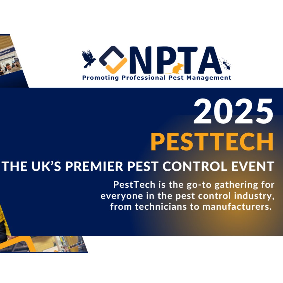 🚀 The countdown is on – PestTech 2025 🐭
Only a few weeks to go until PestTech on 5th November. One of the   biggest dates in the UK pest control calendar! 🗓️

The seminar agenda is packed with top-notch sessions to keep you ahead   of the game including a talk from Laurence you
