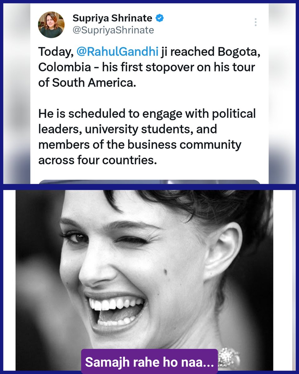 Supriya auntie thinks that every one is a Rahul Gandhi in India.