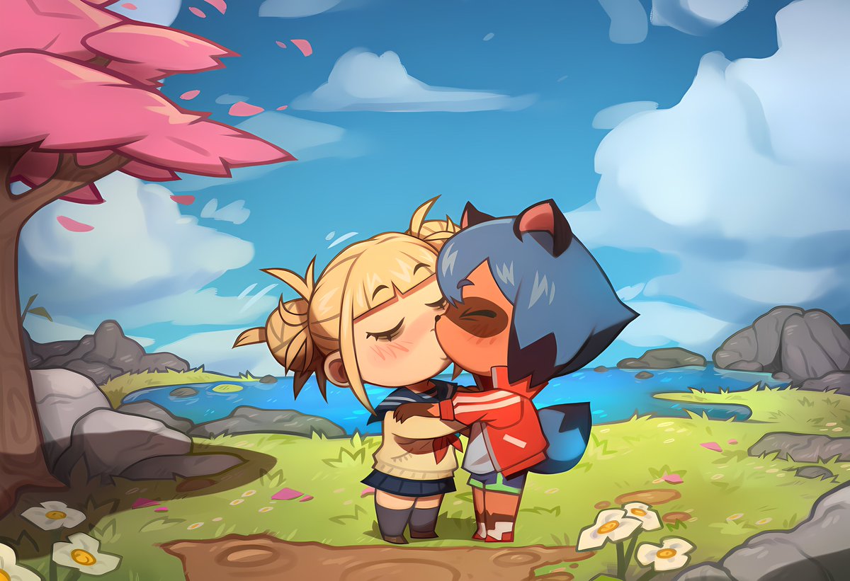 #michirukagemori #himikotoga #myheroacademia #furry #Aiart️