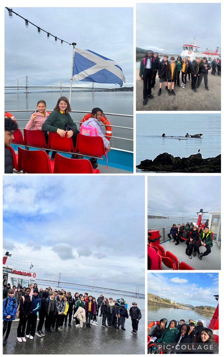 P7 had a fantastic time today on the Maid of the Forth sightseeing tour. Huge thanks to @MaidOfTheForth for the warm hospitality and lovely gifts. We loved the experience ! There were lots of amazing sights to see including some seals. #believingandachievingstnics