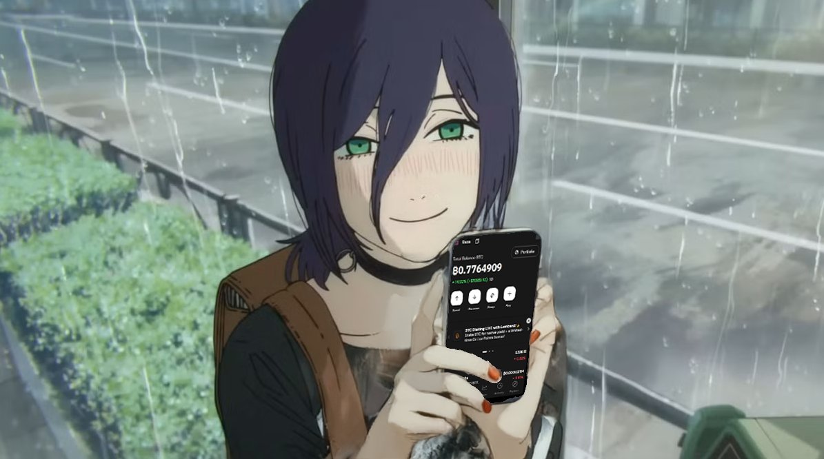 You know she’s a keeper when she’s stacking sats.