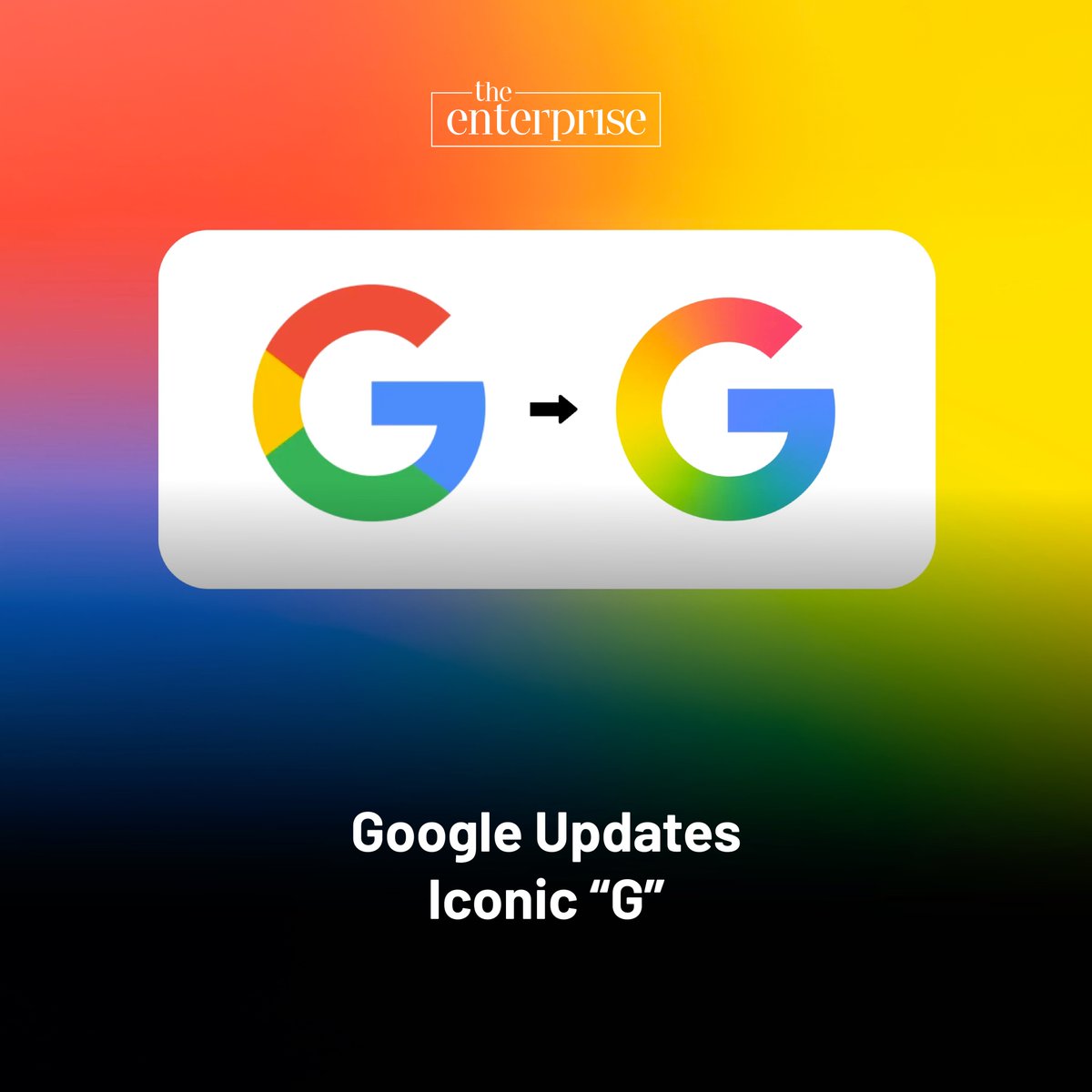 AtTheEnterprise's tweet image. Google has refreshed its iconic “G” with brighter gradients, marking a visual shift for the brand in the AI era.

🌐:theenterprise.news

#Google #BrandDesign #LogoUpdate #AIera #GradientDesign #TechBranding